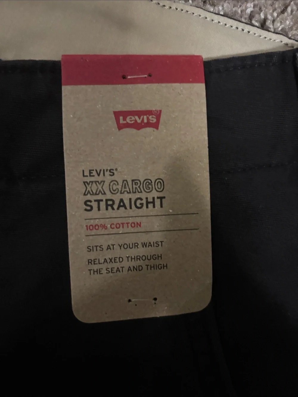 Levi's Men's Black Cargo Utility Pants